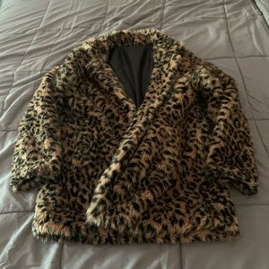 Cheetah print jacket